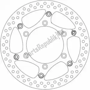 FERODO 09801490 disk fmd0149r - Upper side