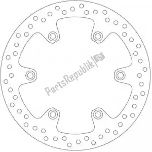 FERODO 09801550 disk fmd0155r - Upper side
