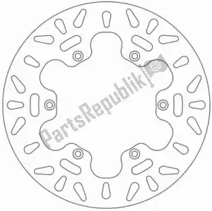 FERODO 09801570 disk fmd0157r - Upper side