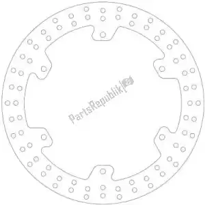 FERODO 09801600 disk fmd0160r - Upper side