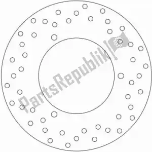 FERODO 09801730 disk fmd0173r - Upper side