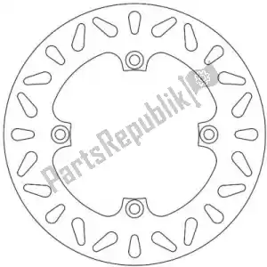 FERODO 09801800 disk fmd0180r - Upper side