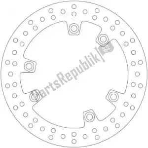 FERODO 09801870 disk fmd0187r - Upper side