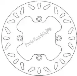 Here you can order the disk fmd0203r from Ferodo, with part number 09802030: