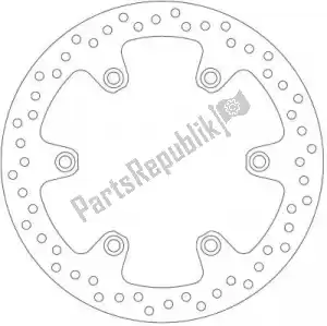 FERODO 09802180 disco fmd0218r - Lato superiore