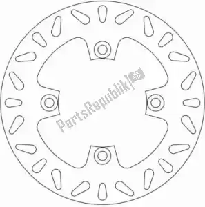 FERODO 09802380 disco fmd0238r - Lato superiore