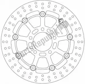 FERODO 09802418 disk fmd0241rx - Upper side