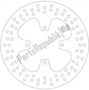 FERODO 09802460 disk fmd0246r - Upper side