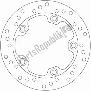 FERODO 09802500 disk fmd0250r - Upper side