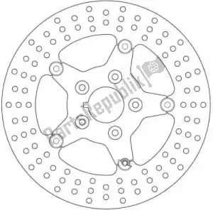 FERODO 09802662 disk fmd0266rf - Upper side