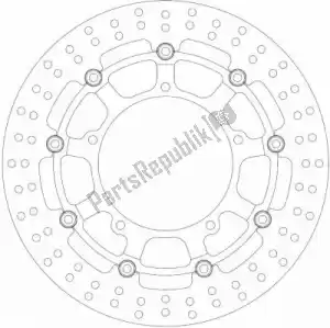 FERODO 09802818 disk fmd0281rx - Upper side