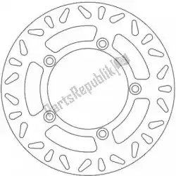 Here you can order the disk fmd0334r from Ferodo, with part number 09803340: