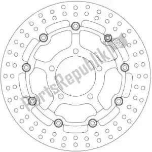 FERODO 09803508 disco fmd0350rx - Lado superior