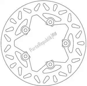 FERODO 09803890 disk fmd0389r - Bottom side