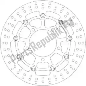 FERODO 09803938 disk fmd0393rx - Upper side
