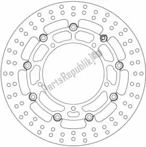 FERODO 09803948 disk fmd0394rx - Upper side