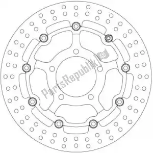 FERODO 09804108 disk fmd0410rx - Upper side
