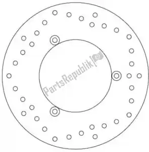 FERODO 09804440 disque fmd0444r - Face supérieure