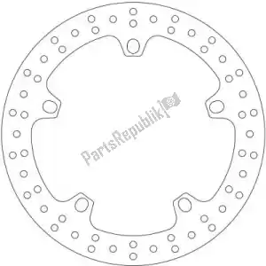 FERODO 09804500 disque fmd0450r - Face supérieure