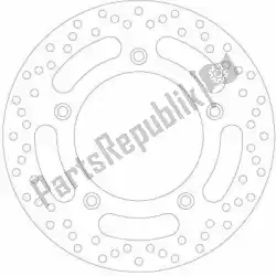 Here you can order the disk fmd0451r from Ferodo, with part number 09804510: