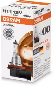 OSRAM 1621420 lâmpada 12v 55w h11 padrão - Lado superior