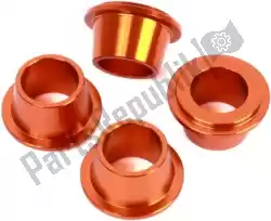 Here you can order the rubber killer handlebar bushings, orange from Zeta, with part number ZE370352: