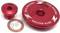 ZE891350, Zeta, Tapones de motor, rojo    , Nuevo