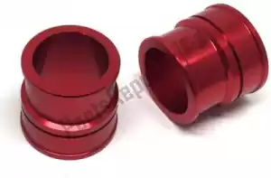 ZETA ZE933411 front wheel spacers, red - Bottom side