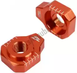Here you can order the axle block ktm orange rear from Zeta, with part number ZE935457: