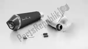REMUS 406782915017 kit ech hypercone inox noir eec - La partie au fond
