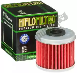 Mahle 4400116 hiflo olie filter hf116 - Bottom side