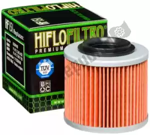 Mahle 4400151 hiflo olie filter hf151 - Bottom side
