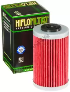 HIFLO HF155 filtro de aceite - Lado inferior