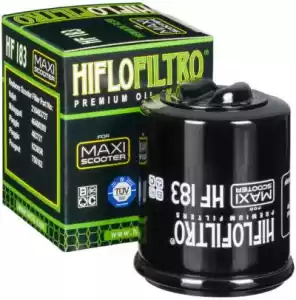HIFLO HF183 oliefilter - Onderkant