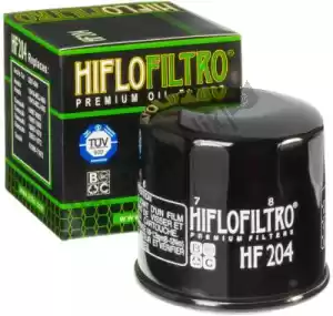 Mahle 4400204 hiflo olie filter hf204 - Bottom side