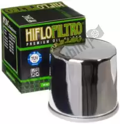 Here you can order the oil filter, chrome from Hiflo, with part number HF204C: