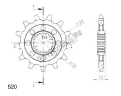 Here you can order the ktw front 15t, 520 from Supersprox, with part number SU125015:
