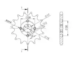 Here you can order the ktw front 12t from Supersprox, with part number SU125312: