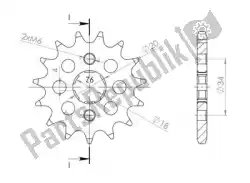 Here you can order the ktw front 15t from Supersprox, with part number SU125915: