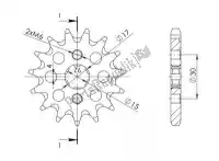 SU127414, Supersprox, Ktw front 14t, 428    , Nieuw