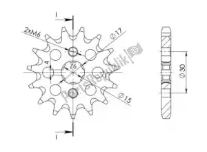 SUPERSPROX SU127414 ktw anteriore 14t, 428 - Il fondo