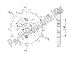 Aquí puede pedir ktw delantero 15t, 530 de Supersprox , con el número de pieza SU127815: