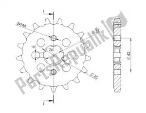 SUPERSPROX SU127815 ktw delantero 15t, 530 - Lado inferior