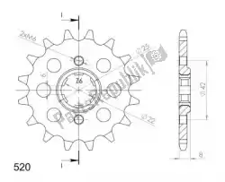 Qui puoi ordinare ktw anteriore 13t, 520 da Supersprox , con numero parte SU128113: