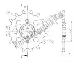 Qui puoi ordinare ktw anteriore 15t, 520 da Supersprox , con numero parte SU128115: