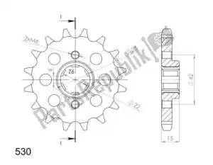 SUPERSPROX SU129216 ktw front 16t - Bottom side