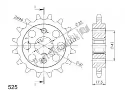 Here you can order the ktw front 14t from Supersprox, with part number SU129414: