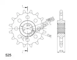 Here you can order the ktw front 15t, 525 from Supersprox, with part number SU129715: