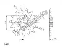 SU130815, Supersprox, Ktw anteriore 15t, 520    , Nuovo