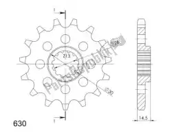 Here you can order the ktw front 15t from Supersprox, with part number SU133515:
